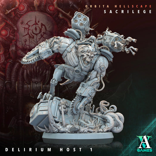 Delirium Host - v1 | DnD Miniatures | Tabletop Gaming | Tabletop Miniature | Sci-Fi | Cyberpunk