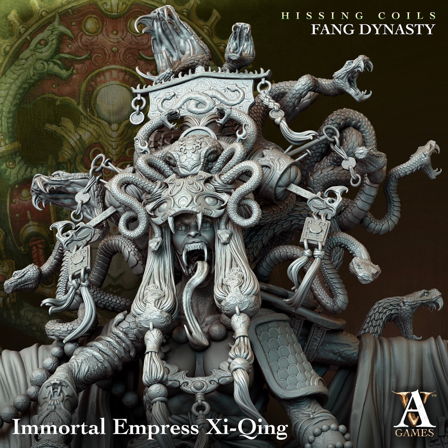 Immortal Empress Xi-Qing | DnD Miniatures | Tabletop Gaming Miniature | Fantasy-War Games