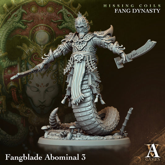 Fangblade Abominal - v3 | DnD Miniatures | Tabletop Gaming Miniature | Fantasy-War Games