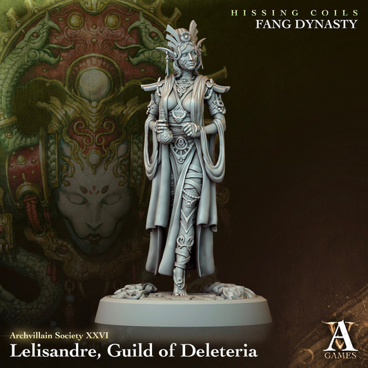 Lelisandre - Guild of Deleteria | DnD Miniatures | Tabletop Gaming Miniature | Fantasy-War Games