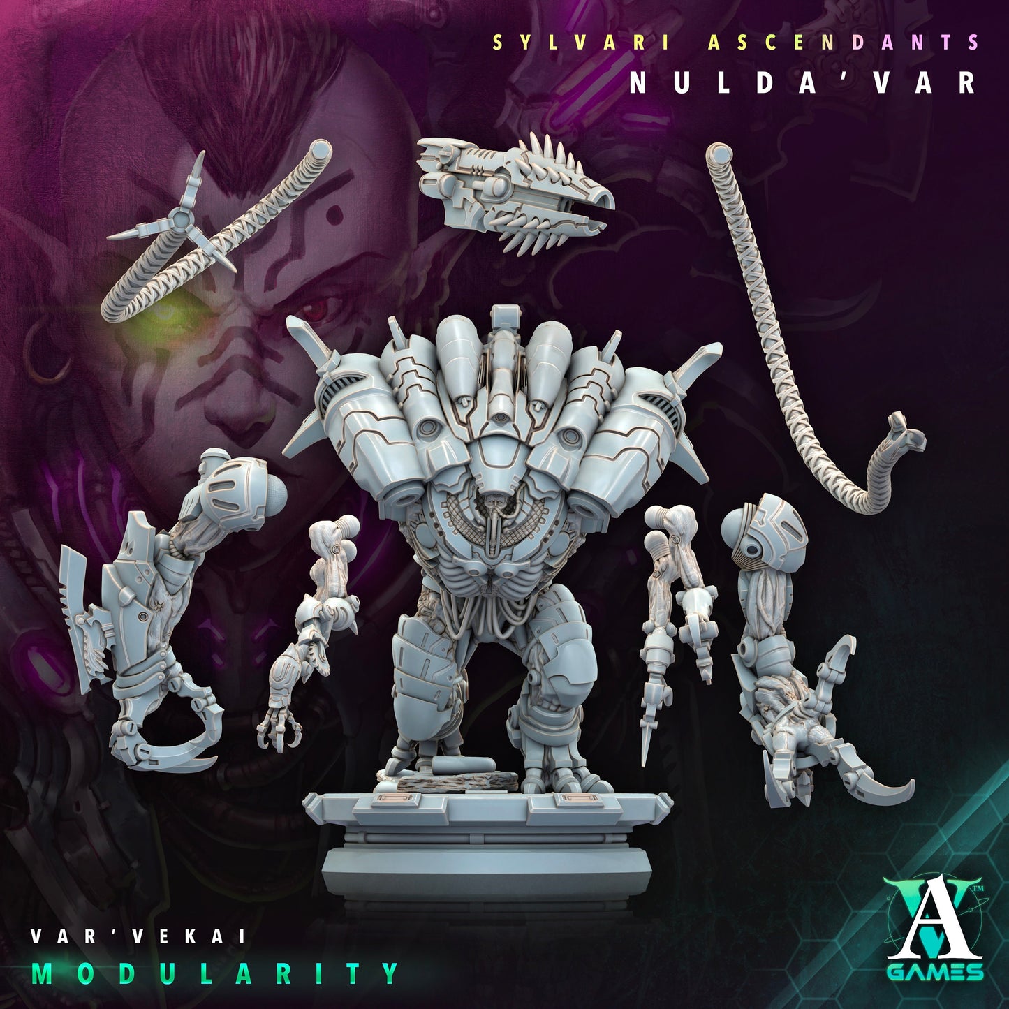 Vor Vekai - v4 | DnD Miniatures | Tabletop Gaming | Tabletop Miniature | Sci-Fi | Cyberpunk