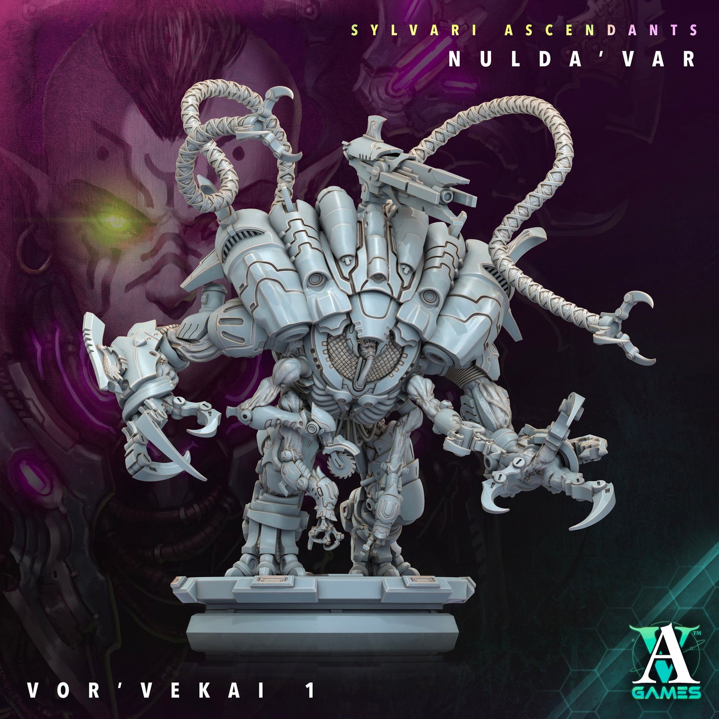 Vor Vekai - v1 | DnD Miniatures | Tabletop Gaming | Tabletop Miniature | Sci-Fi | Cyberpunk