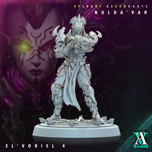 El Voriel - v4 | DnD Miniatures | Tabletop Gaming | Tabletop Miniature | Sci-Fi | Cyberpunk