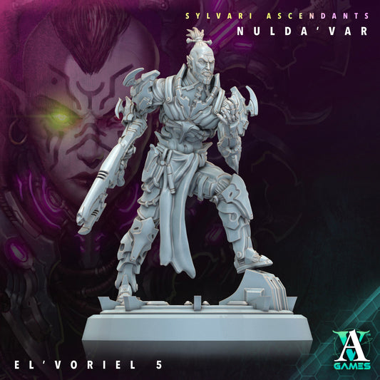 El Voriel - v5 | DnD Miniatures | Tabletop Gaming | Tabletop Miniature | Sci-Fi | Cyberpunk