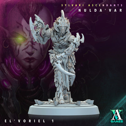 El Voriel - v1 | DnD Miniatures | Tabletop Gaming | Tabletop Miniature | Sci-Fi | Cyberpunk