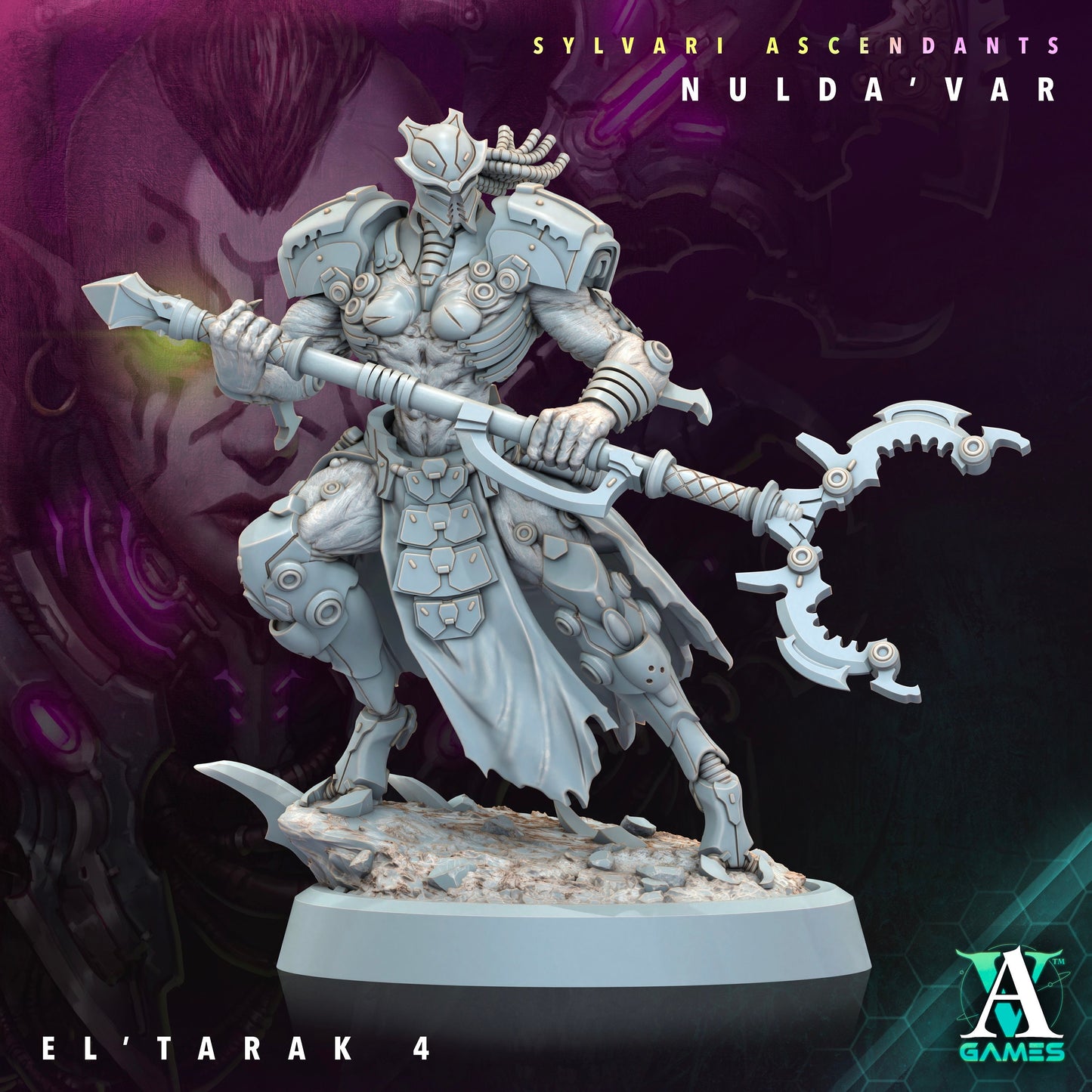 El Tarak - v4 | DnD Miniatures | Tabletop Gaming | Tabletop Miniature | Sci-Fi | Cyberpunk