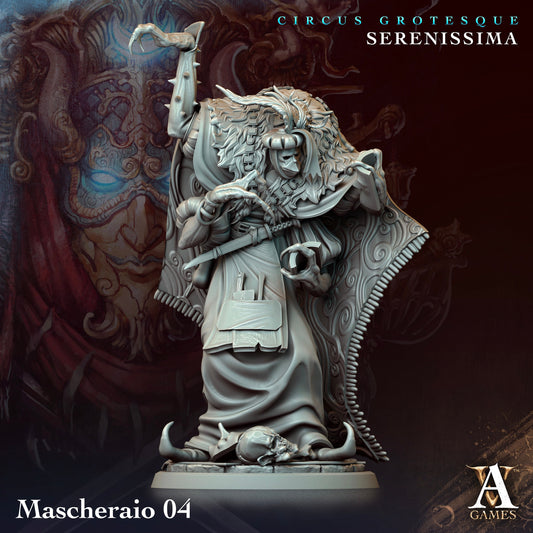 Mascheraio - v4 | DnD Miniatures | Tabletop Gaming Miniature | Fantasy-War Games