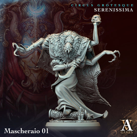 Mascheraio - v1 | DnD Miniatures | Tabletop Gaming Miniature | Fantasy-War Games