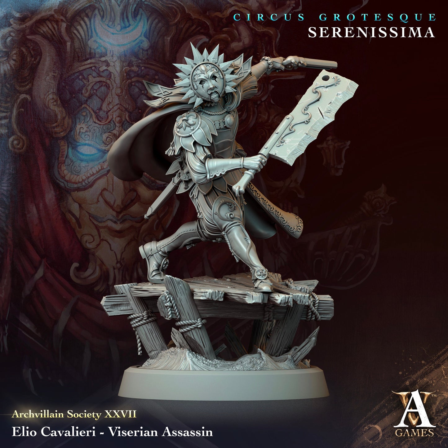 Elio Cavalieri - Viserian Assassin | DnD Miniatures | Tabletop Gaming Miniature | Fantasy-War Games