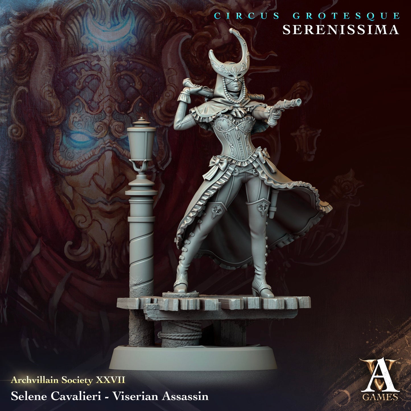 Selene Cavalieri - Viserian Assassin | DnD Miniatures | Tabletop Gaming Miniature | Fantasy-War Games