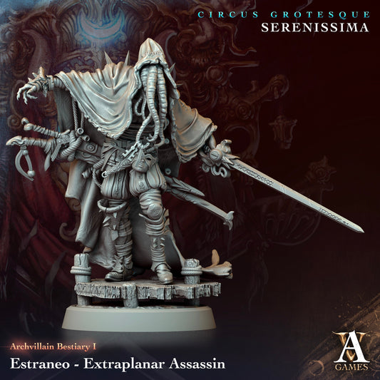 Estraneo - Extraplanar Assasin | DnD Miniatures | Tabletop Gaming Miniature | Fantasy-War Games