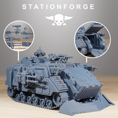 Socratis Dominator Tank | DnD Miniatures | Tabletop Gaming | Wargame Proxy | Grimdark Sci-Fi | Cyberpunk