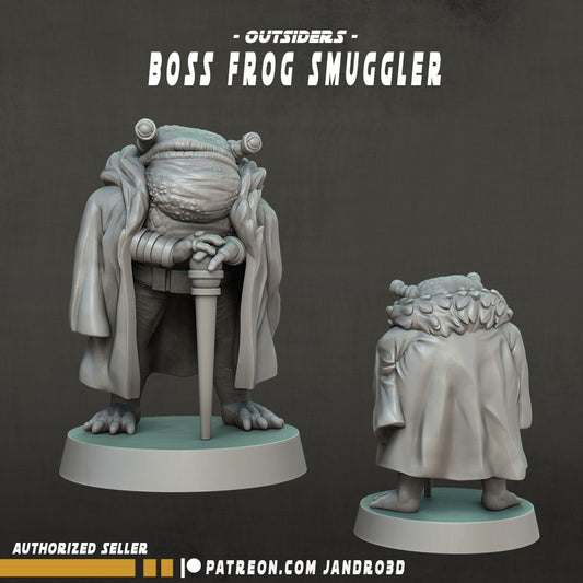 Boss Frog Smuggler | 35mm | SW Legions | DnD Miniatures | Tabletop Gaming | Shatterpoint | Sci-Fi | SW Miniatures