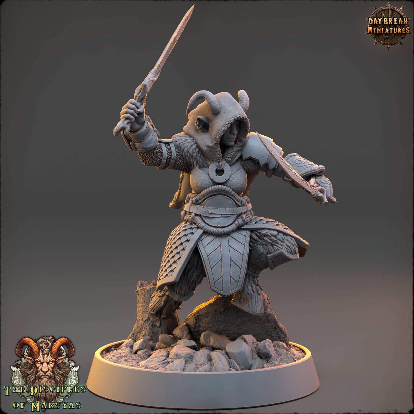 Meevhinia Sharpeye | DnD Miniatures | Tabletop Gaming Miniature | Fantasy-War Games