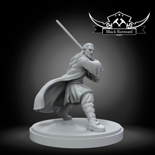 Grey Mystical Warrior | 40mm | SW Legions | DnD Miniatures | Tabletop Gaming | Shatterpoint | Sci-Fi | SW Miniatures