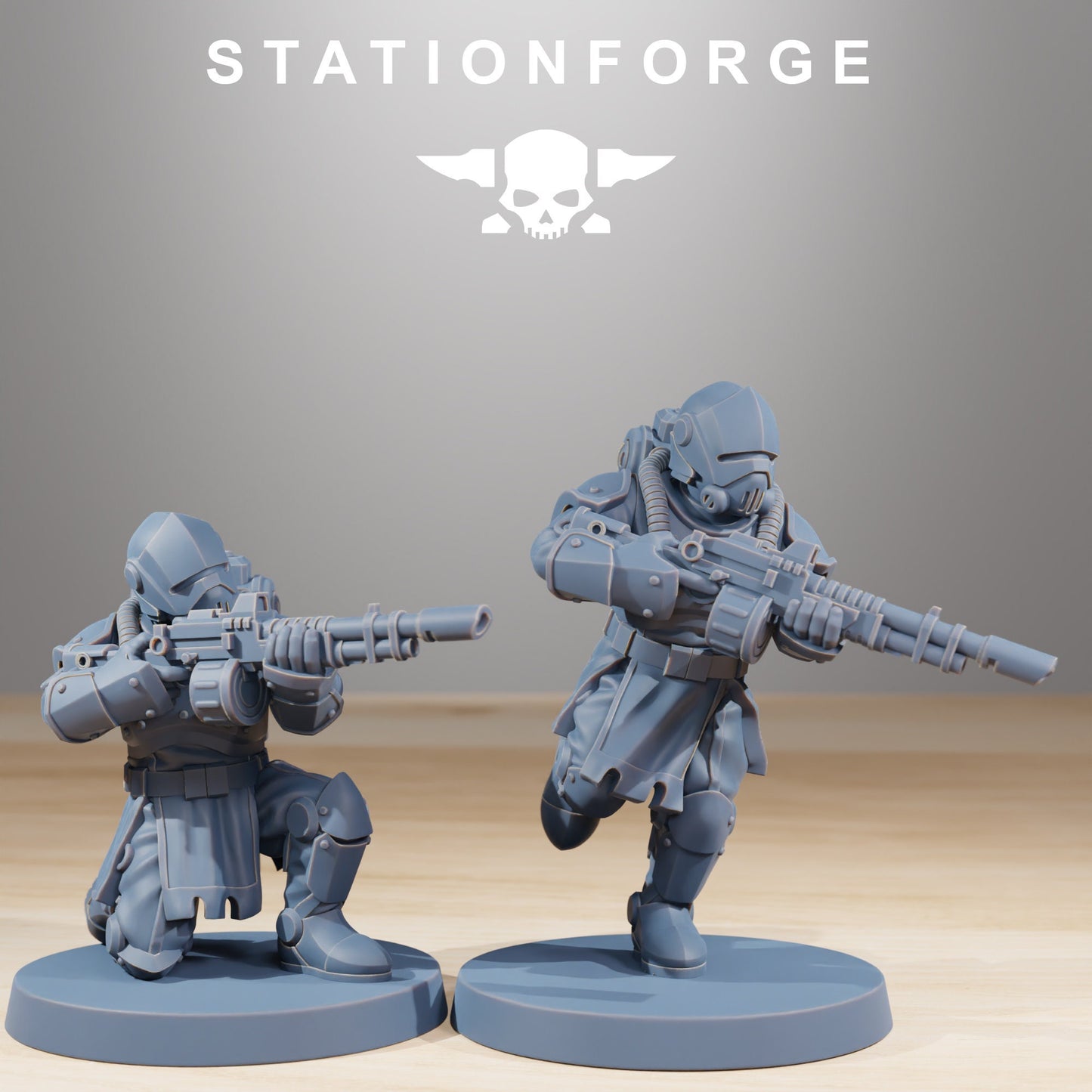 Royal Guard Infantry - Set of 10 | DnD Miniatures | Tabletop Gaming | Wargame Proxy | Grimdark Sci-Fi | Cyberpunk