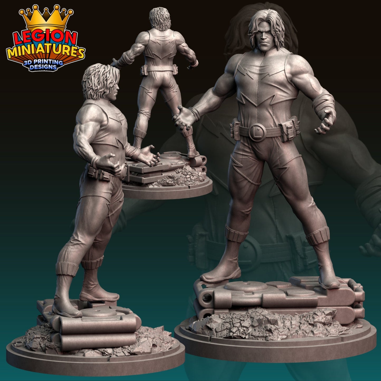 Lightning Lad | 40mm Crisis Protocol | Tabletop Gaming | Tabletop Miniature | Superhero | MCP