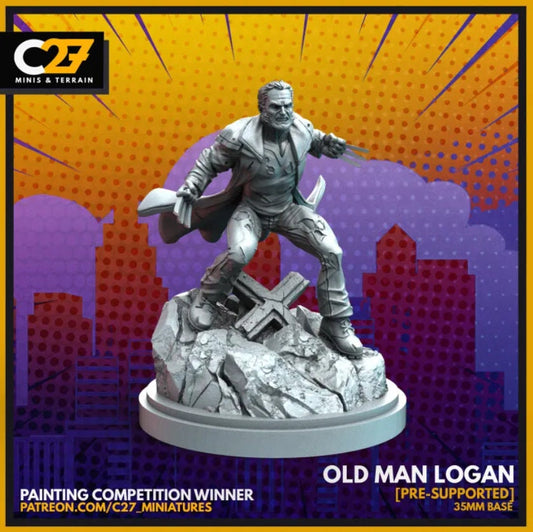 Old Man Logan | 40mm Crisis Protocol | Tabletop Gaming | Tabletop Miniature | Superhero | MCP