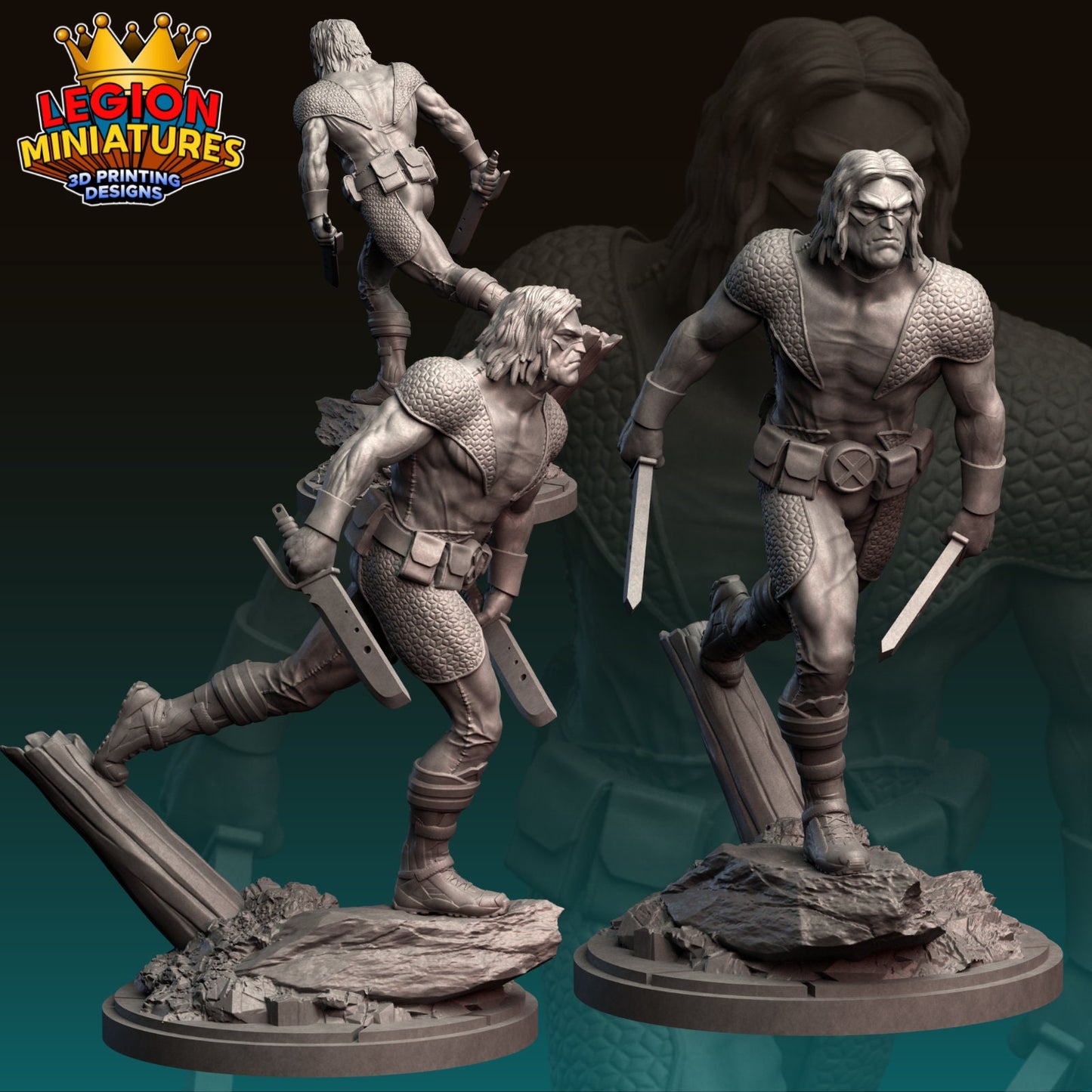 War-Way | 40mm Crisis Protocol | Tabletop Gaming | Tabletop Miniature | Superhero | MCP