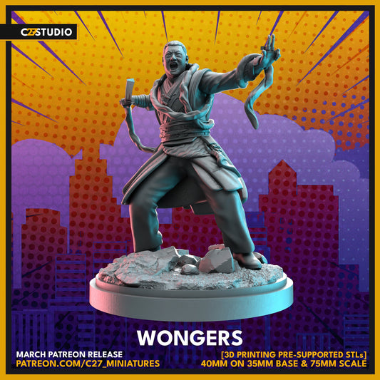 Wongers | 40mm Crisis Protocol | Tabletop Gaming | Tabletop Miniature | Superhero | MCP