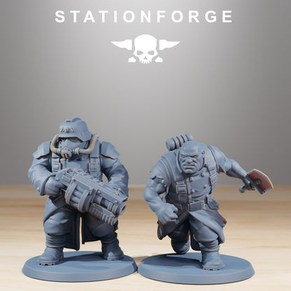 GrimGuard Mutants - Set of 10 | | Wargame Proxy | Sci-Fi | Cyberpunk