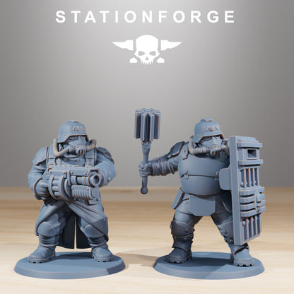 GrimGuard Mutants - Set of 10 | | Wargame Proxy | Sci-Fi | Cyberpunk