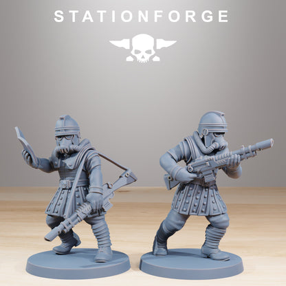 GrimGuard Vexillatio - Set of 12 | | Wargame Proxy | Sci-Fi | Cyberpunk