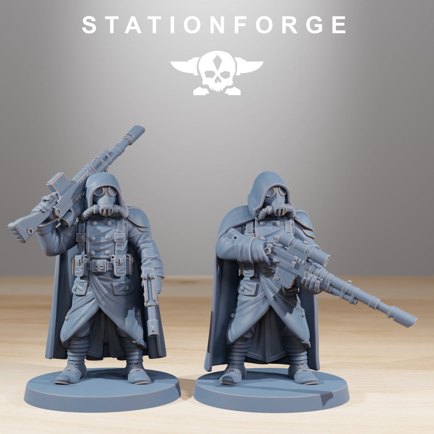 GrimGuard Marksmen - Set of 10 | | Wargame Proxy | Sci-Fi | Cyberpunk