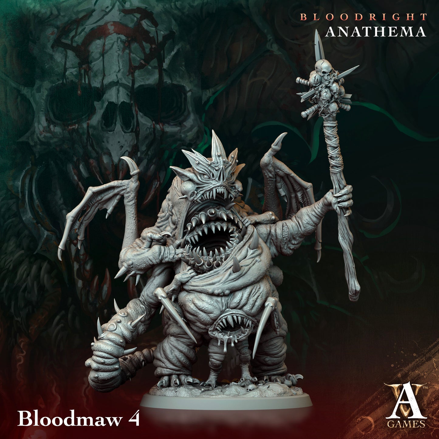 Bloodmaw - v4 | DnD Miniatures | Tabletop Gaming | Sci-Fi | Cyberpunk