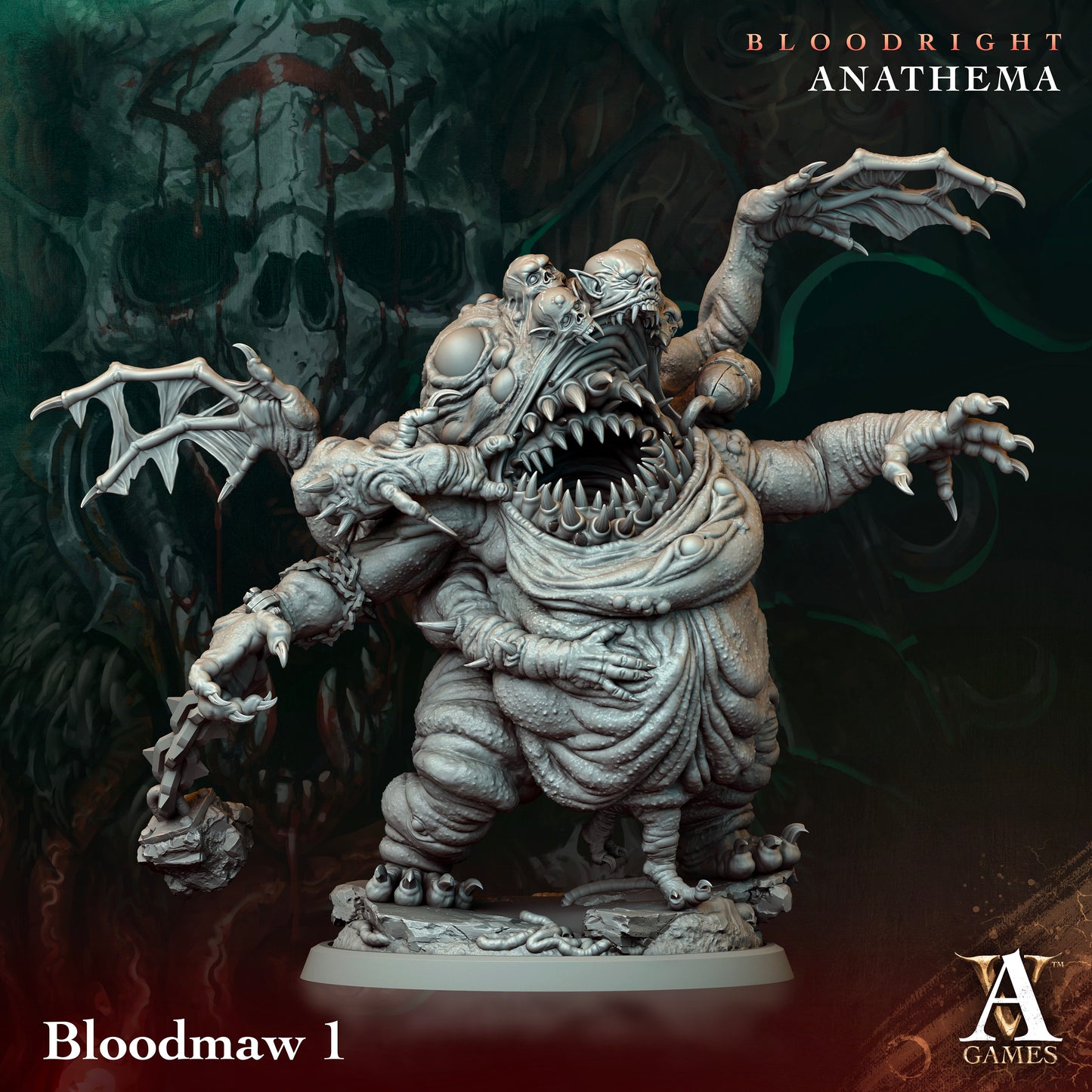 Bloodmaw - v1 | DnD Miniatures | Tabletop Gaming | Sci-Fi | Cyberpunk