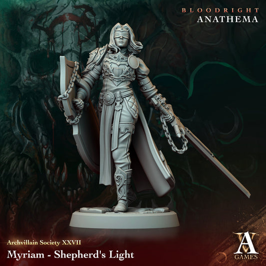 Myriam - Shepherd's Light | DnD Miniatures | Tabletop Gaming | Sci-Fi | Cyberpunk