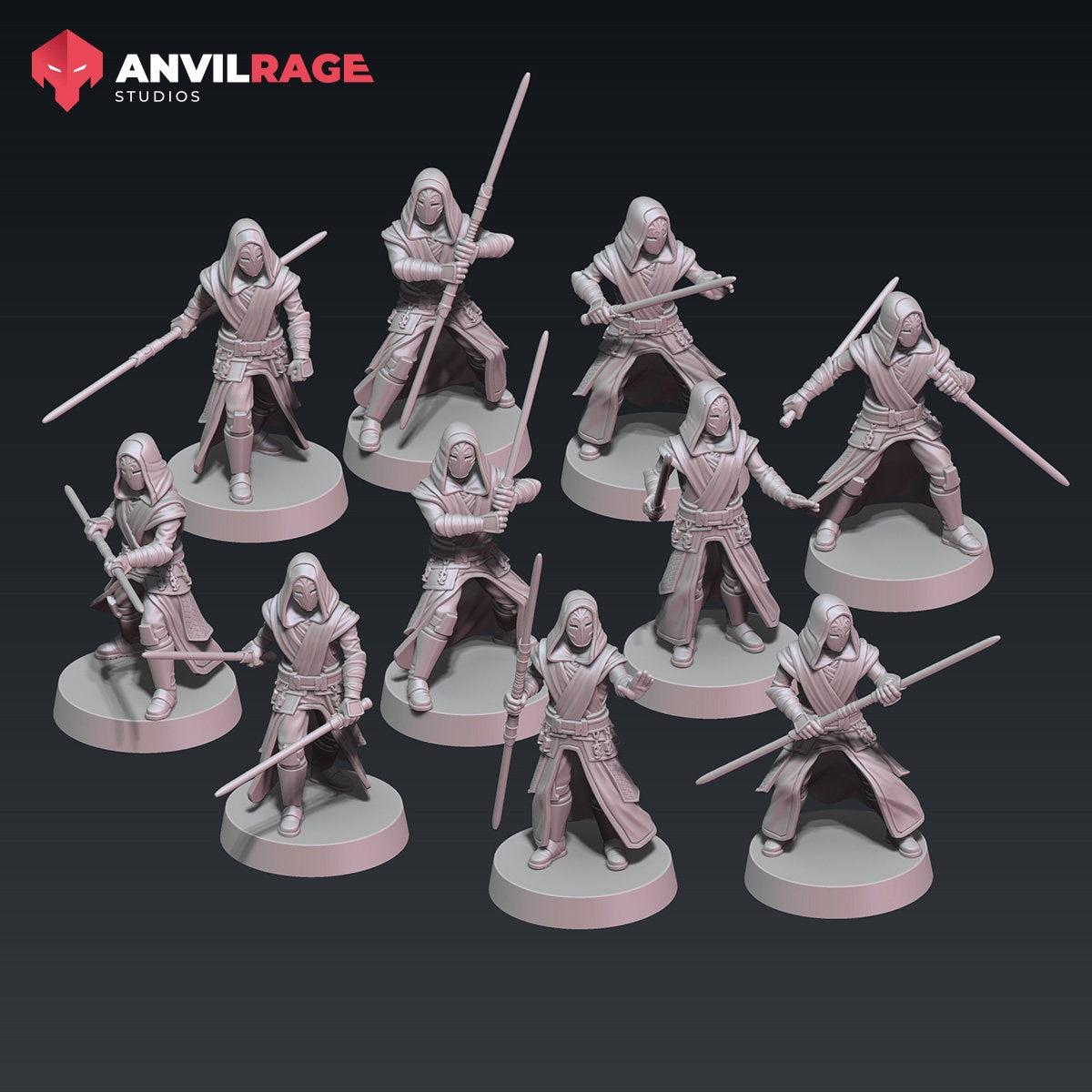 Temple Guards - Set of 10