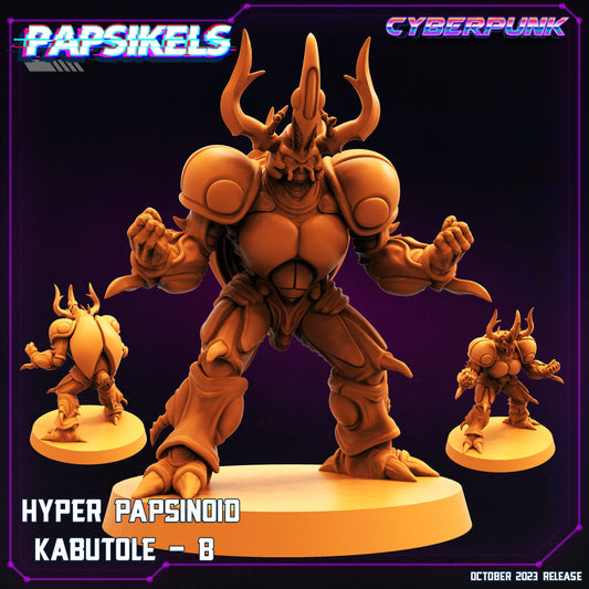 Hyper Papsinoid Kabutole - B | DnD Miniatures | Tabletop Gaming | Tabletop Miniature | Sci-Fi | Cyberpunk