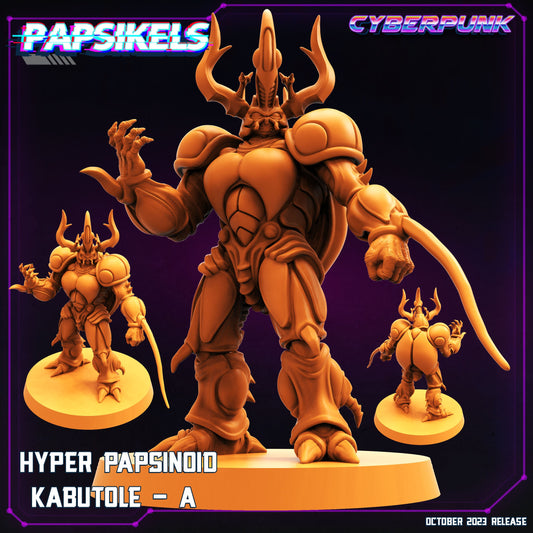 Hyper Papsinoid Kabutole - A | DnD Miniatures | Tabletop Gaming | Tabletop Miniature | Sci-Fi | Cyberpunk