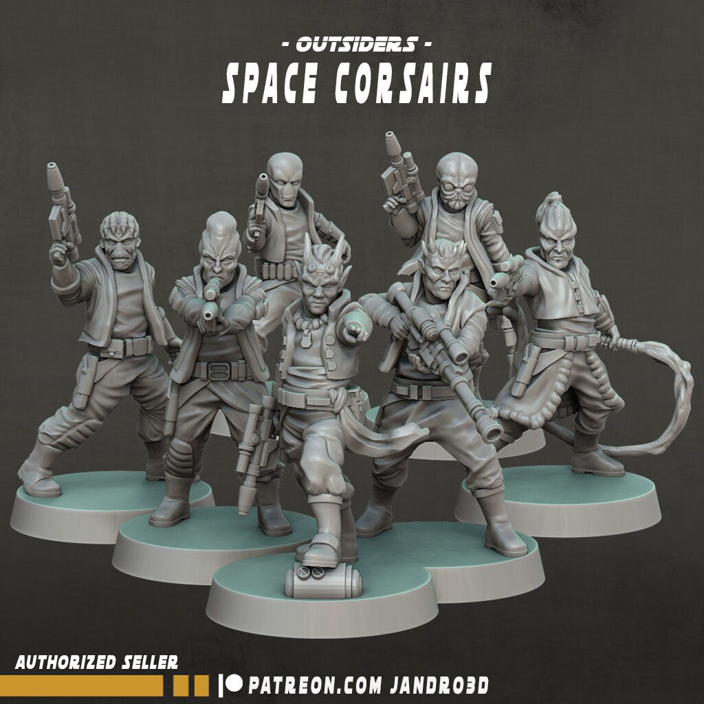 Space Corsairs - Set of 7