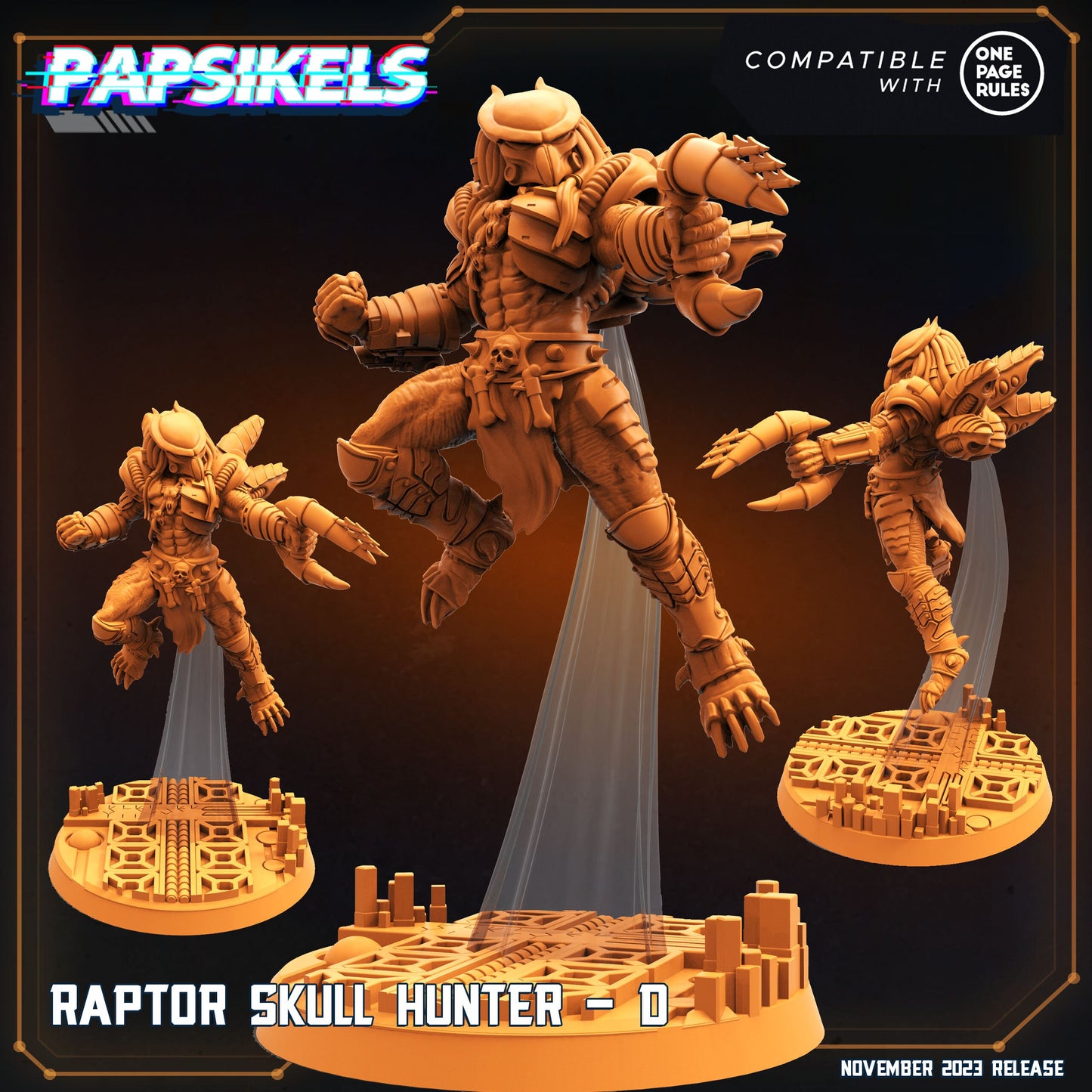 Raptor Skull Hunter - D | Tabletop Gaming