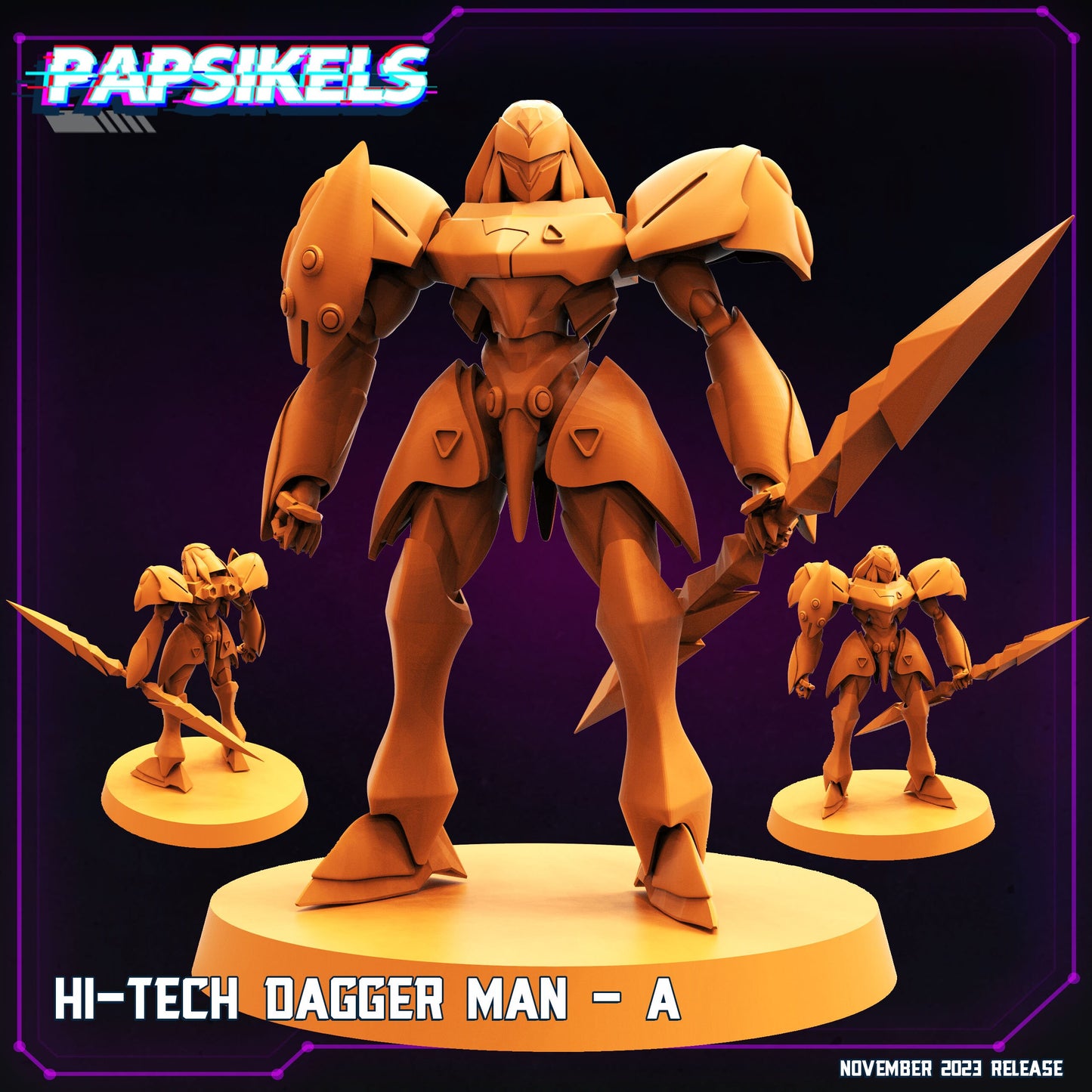 Hi-Tech Dagger Man - A | Tabletop Gaming