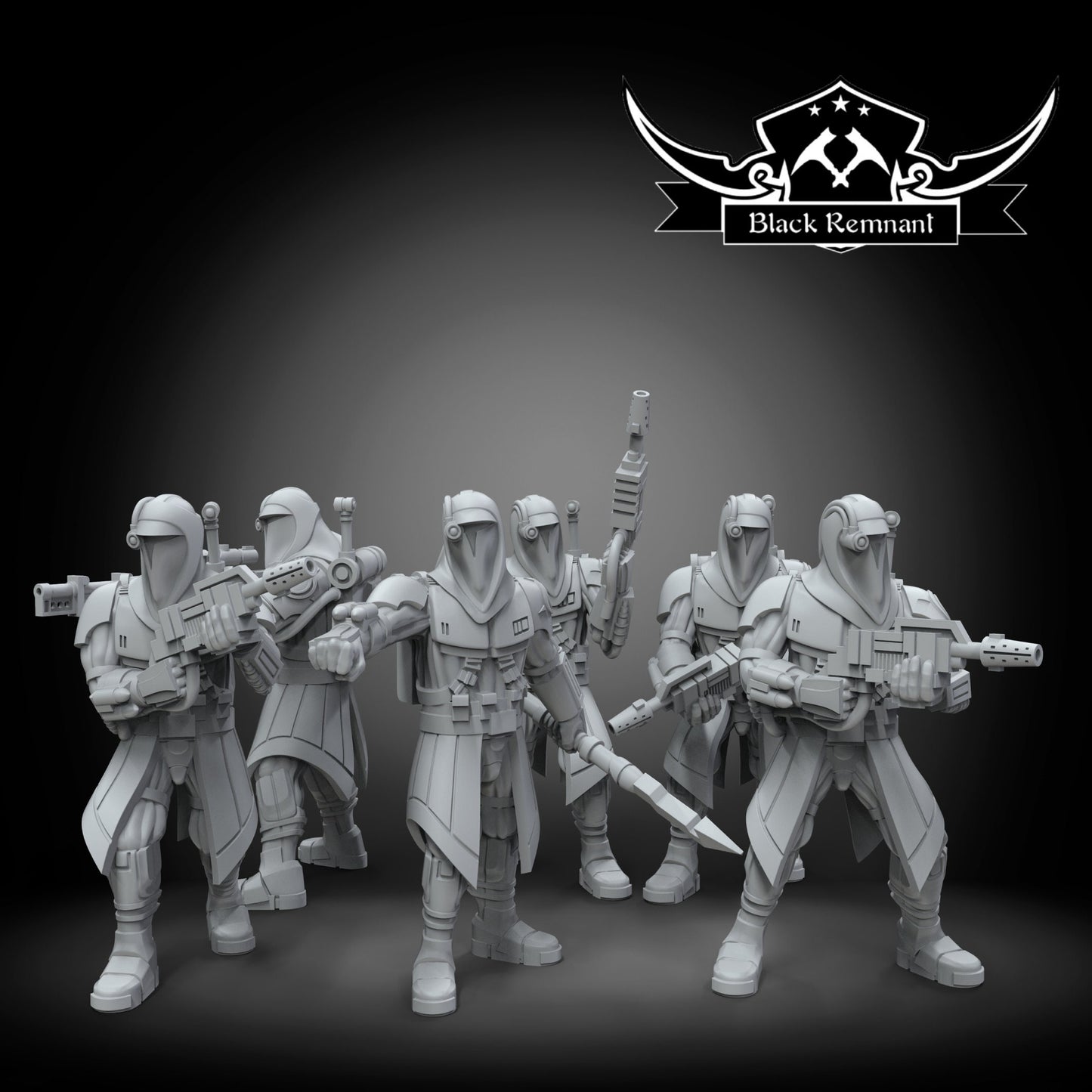 Sun Guards - Set of 6 | 35mm | SW Legions | Sci-Fi | SW Miniatures