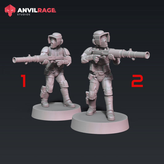 Remnant Scout T21 | Anvilrage | 35mm | SW Legions | DnD Miniatures | Tabletop Gaming | Sci-Fi | SW Miniatures