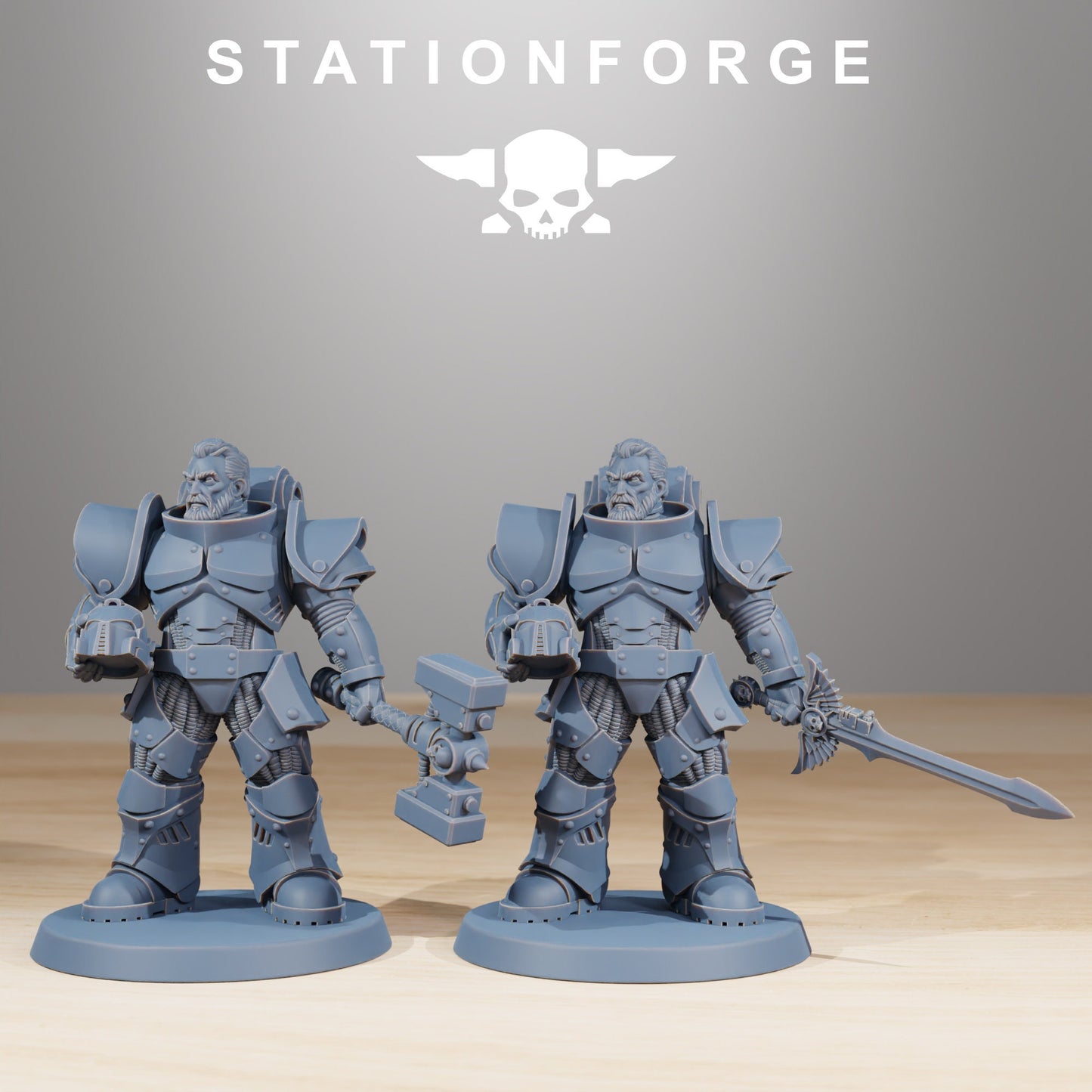 Socratis Melee Infantry - Set of 11 | DnD Miniatures | Tabletop Gaming | Wargame Proxy | Sci-Fi | Cyberpunk