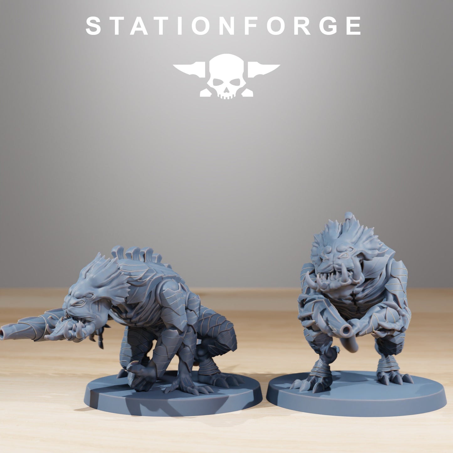 Xenarid Infantry - Set of 10 | DnD Miniatures | Tabletop Gaming | Wargame Proxy | Sci-Fi | Cyberpunk