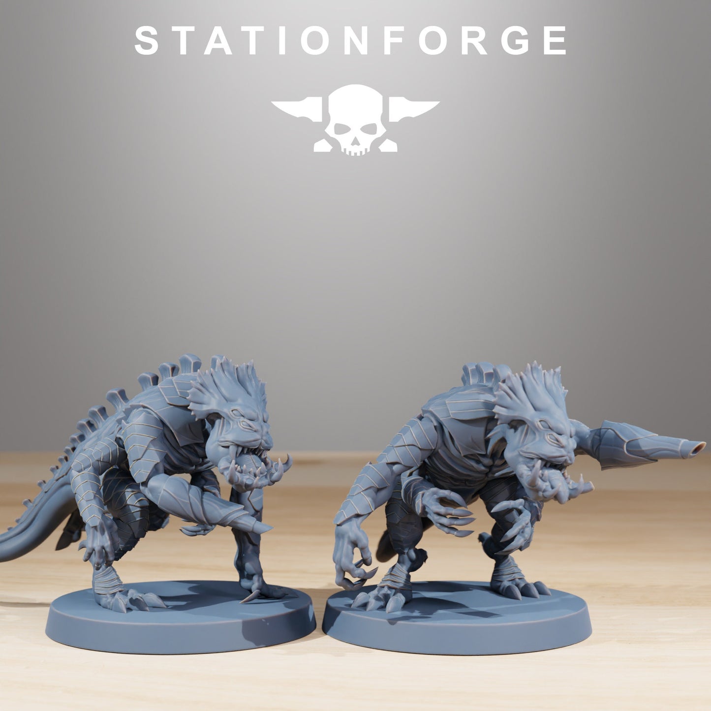 Xenarid Infantry - Set of 10 | DnD Miniatures | Tabletop Gaming | Wargame Proxy | Sci-Fi | Cyberpunk