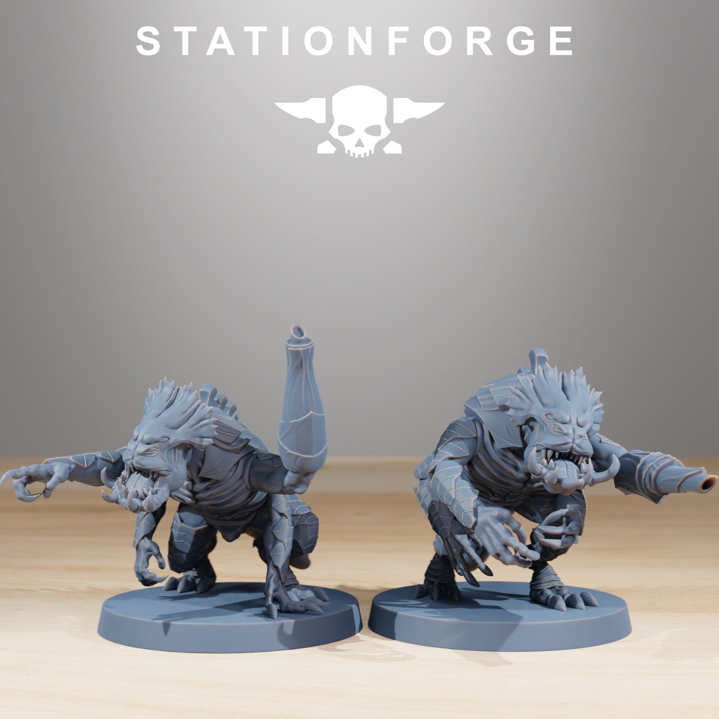 Xenarid Infantry - Set of 10 | DnD Miniatures | Tabletop Gaming | Wargame Proxy | Sci-Fi | Cyberpunk