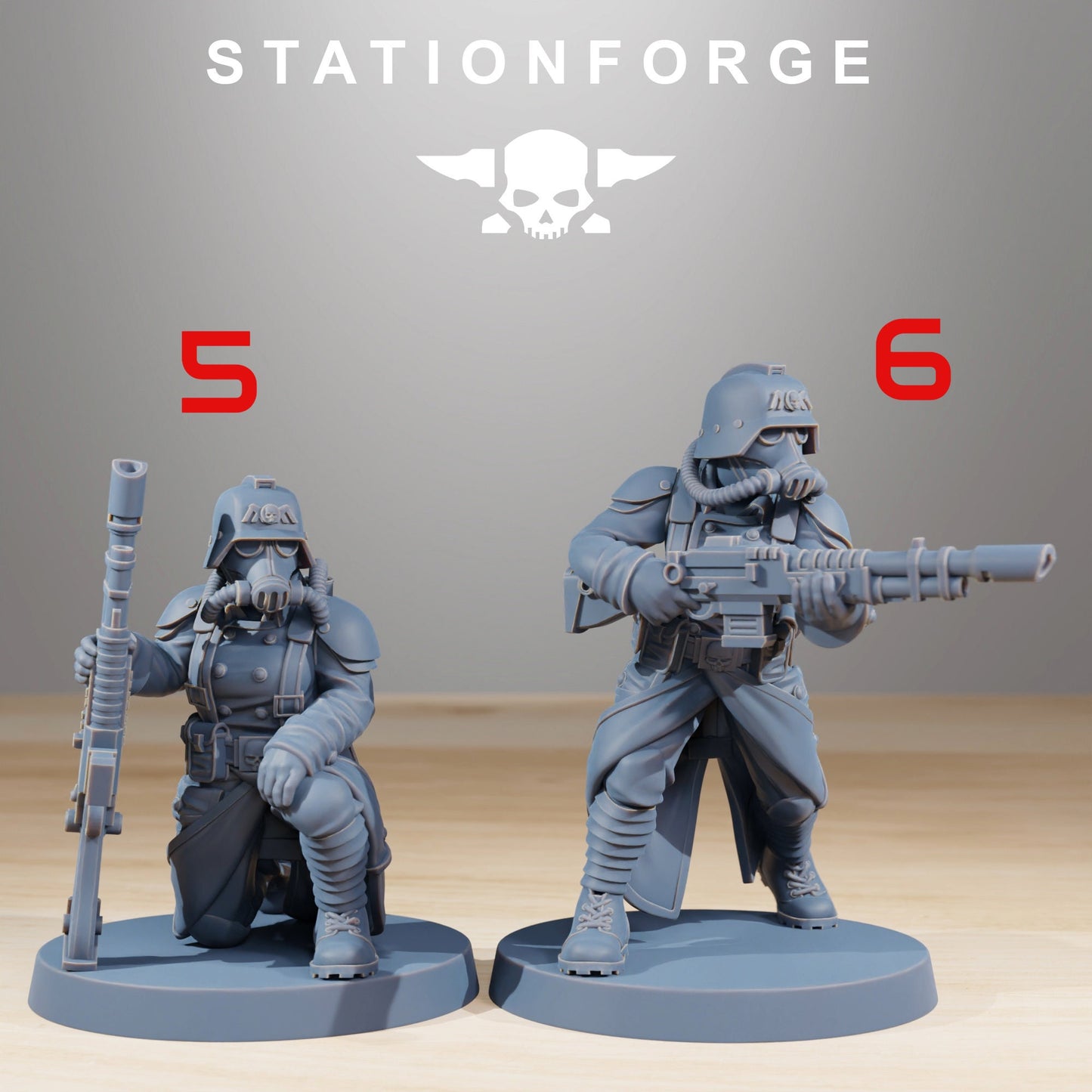 GrimGuard Sisters of War | DnD Miniatures | Tabletop Gaming | Wargame Proxy | Sci-Fi | Cyberpunk