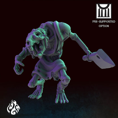 Undead Ratman | DnD Miniatures | Tabletop Gaming Miniature | Fantasy-War Games