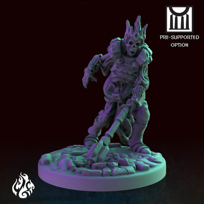 Skeleton King | DnD Miniatures | Tabletop Gaming Miniature | Fantasy-War Games