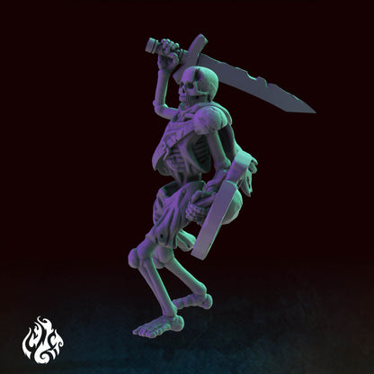 Skeleton Soldier | DnD Miniatures | Tabletop Gaming Miniature | Fantasy-War Games