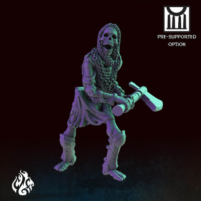 Skeleton Warrior | DnD Miniatures | Tabletop Gaming Miniature | Fantasy-War Games