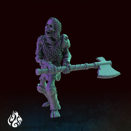 Skeleton Warrior | DnD Miniatures | Tabletop Gaming Miniature | Fantasy-War Games