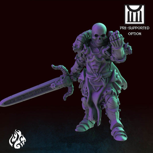 Skeletons - Death Knight | DnD Miniatures | Tabletop Gaming Miniature | Fantasy-War Games